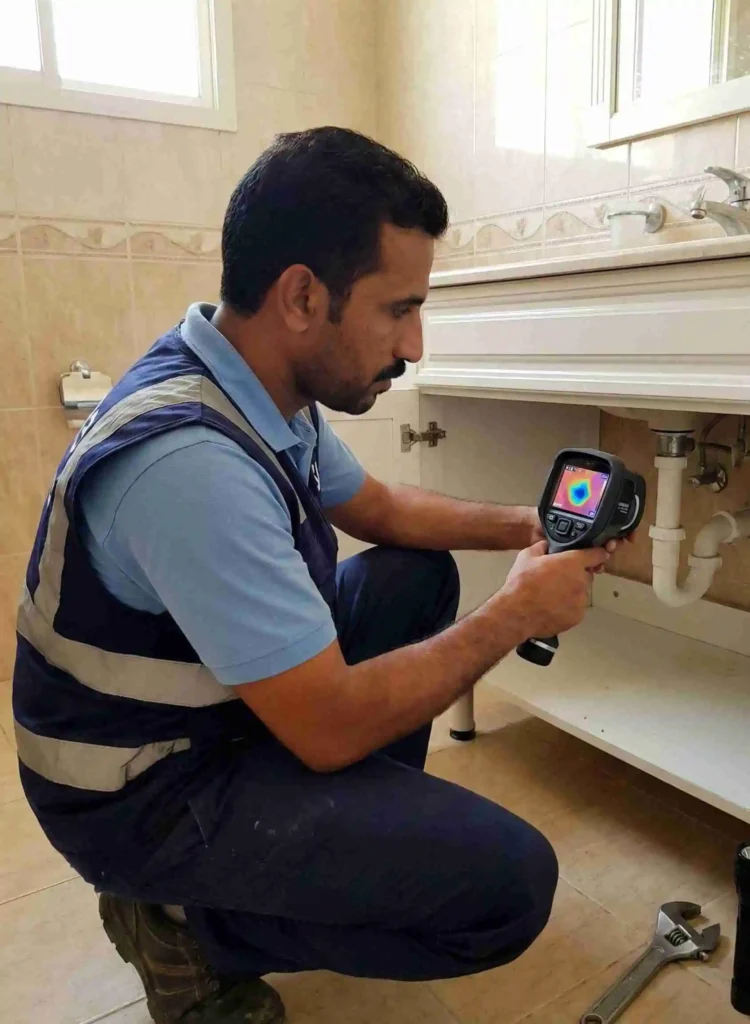 خطوات كشف تسربات الحمامات وطرق اصلاح تسريب الحمام